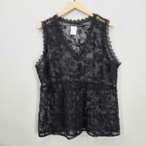Torrid Lace Babydoll Top 3X Whimsigoth Witchy Festival Emo Dark Fairy Emo Grunge